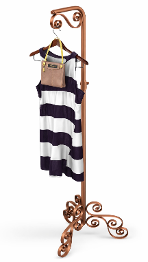 PEDESTAL VINTAGE LOOK ROSE GOLD