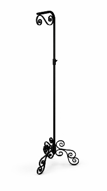 PEDESTAL VINTAGE LOOK PRETO