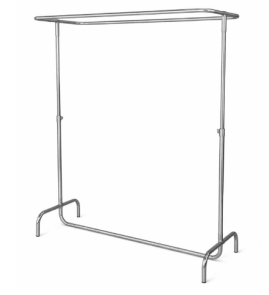 ARARA DESFILE OVAL CROMADA - 1.00MT