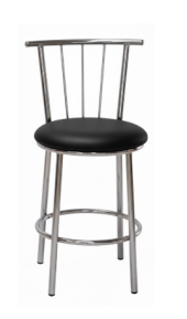 BANQUETA BAIXA STAR CROMADA - 0.50CM