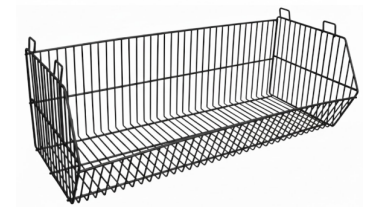 Cesto Empilhável Preto 0,90cm Sem Pé