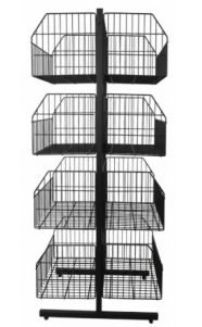 CESTO P4 DUPLO PRETO