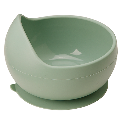 Bowl em Silicone com Ventosa - Verde