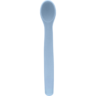 Colher Flexivel em Silicone - Azul