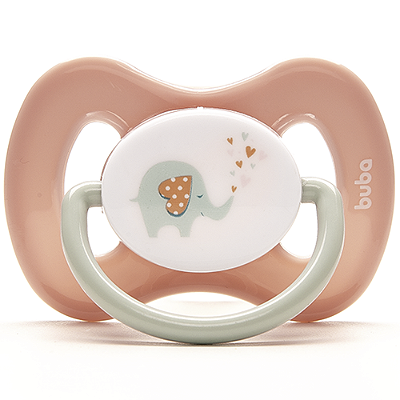 Chupeta Buba comfort Tam.1 Elefantinho - Rosa