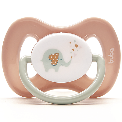 Chupeta Buba comfort Tam.2 Elefantinho - Rosa