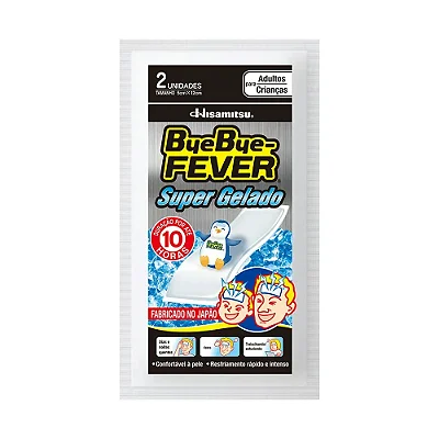 Bye Bye Fever Adultos e Crianças (Alivio de Febre) com 2 unidades