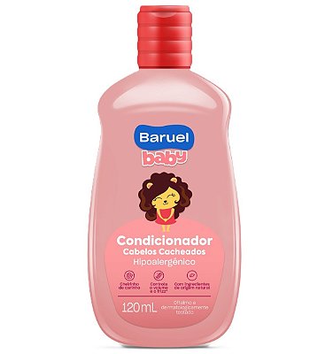 Condicionador Cabelos Cacheados, 120ml - Baruel Baby