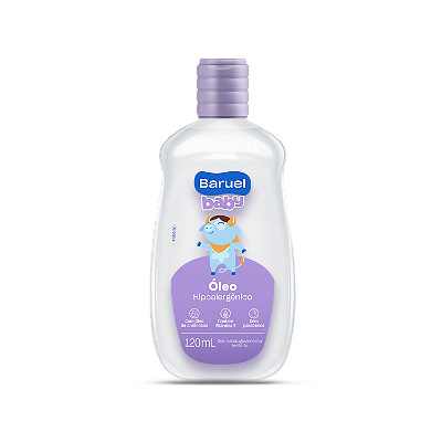 Óleo Hipoalergênio com Oleo de Amendoas, 120ml - Baruel Baby