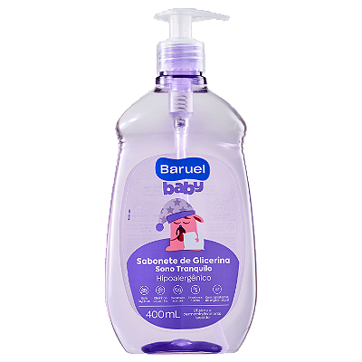 Sabonete Liquido Sono Tranquilo, 400ml - Baruel Baby