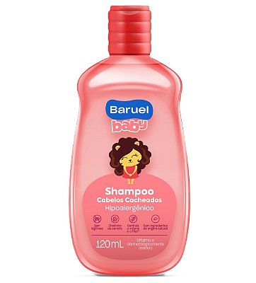 Shampoo Cabelos Cacheados, 120ml - Baruel Baby
