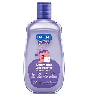 Shampoo Sono Tranquilo, 120ml - Baruel Baby
