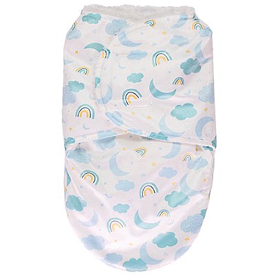 Saco de Dormir Super Soft Estampado, Azul - Buba