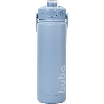 Copo Termico Parede Dupla, 600ml, Azul - Buba