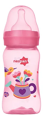 Mamadeira Criativa, 70ml, Rosa - Neopan