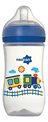 Mamadeira Super Ventilada, 300ml, Azul - Neopan