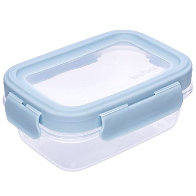 Kit 3 Potinhos Hermeticos, Azul - Buba