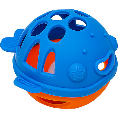 Mordedor Baleia Azul em Silicone - Buba