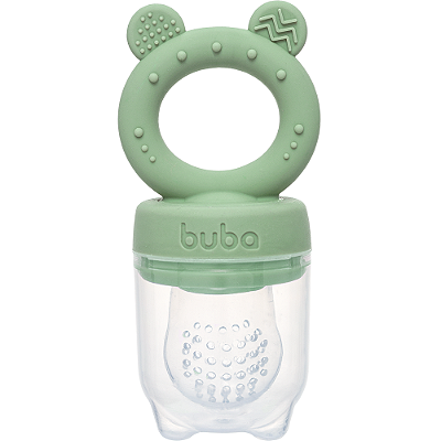 Porta-Frutinhas em Silicone Ursinho Verde - Buba
