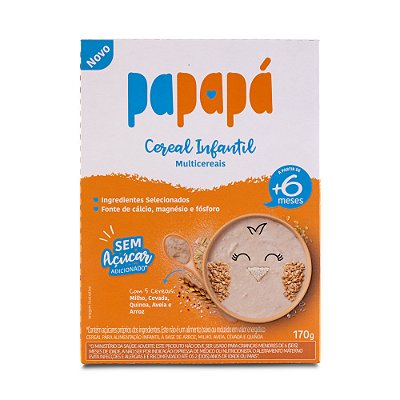 Cereal Infantil: Multicereais, Caixa, 170g - Papapá