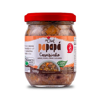 La Chef Caseirinho: Arroz, Feijão, Carne e Legumes, 180g - Papapá