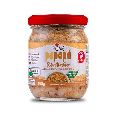 La Chef Risotinho: Arroz, Quinoa, Frango e Legumes, 180g - Papapá