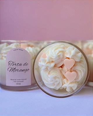 Vela Gourmet Torta de Morango