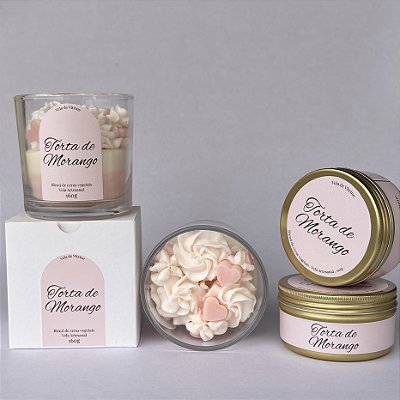 Vela Torta de Morango