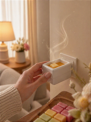Difusor de Tomada Porcelana Branca