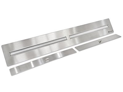 Lareira Ecológica Classe A a Álcool Aço Inox 304 - Queimador 134cm (Duplo de 60cm)