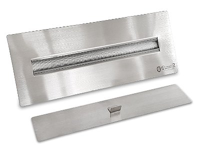 Lareira Ecológica Classe A a Álcool Aço Inox 304 - Queimador 50cm