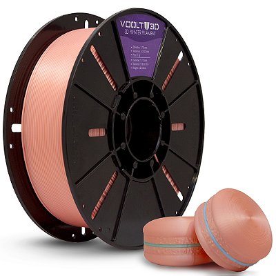 Filamento Voolt 3D PLA Vermelho Macaron Velvet High Speed Premium - 1Kg