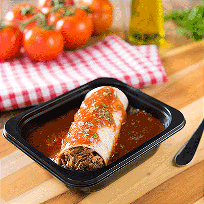Canelone de Carne Desfiada com Muçarela - 200 gr