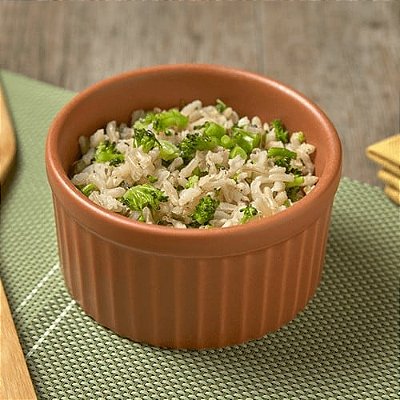 Arroz Integral com Brócolis - 100g