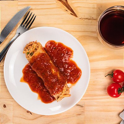 Panqueca Integral de Frango - 200 gr
