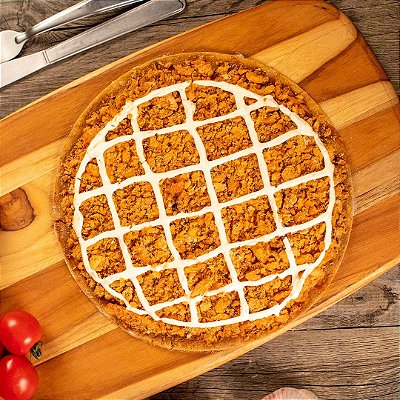Pizza Integral de Salmão com Creme de Ricota - 300gr