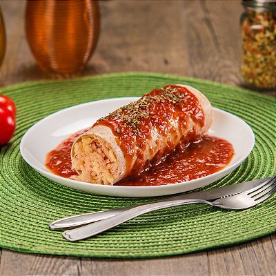 Canelone de Peito de Peru com Muçarela - 200 gr