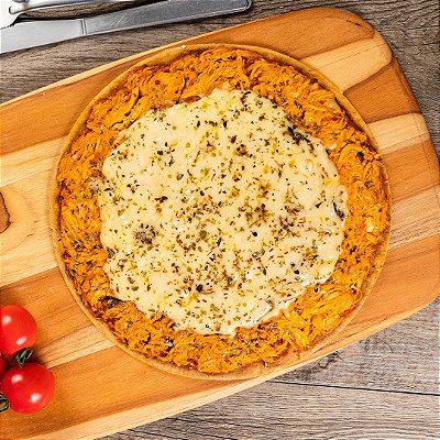 Pizza Integral de Frango com Queijo Muçarela - 300gr