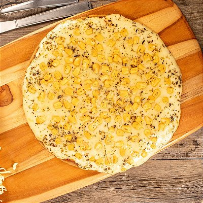 Pizza Integral de Milho com Queijo Muçarela - 300gr