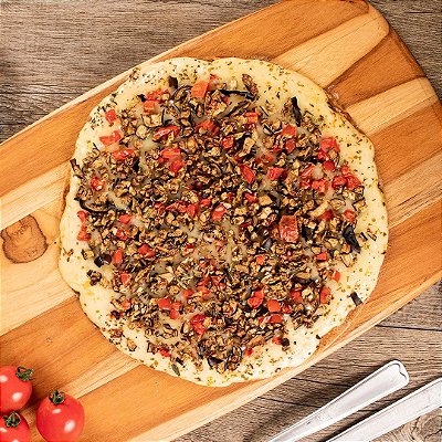Pizza Integral de Berinjela com Queijo Muçarela Light - 300 gr