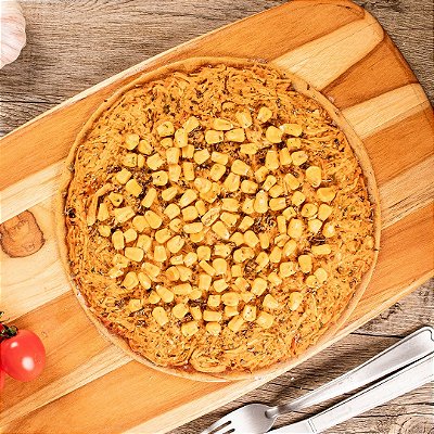 Pizza Integral de Frango Desfiado e Milho - 300gr
