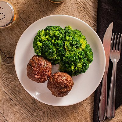 Almôndegas de Patinho e Brócolis - 200 gr