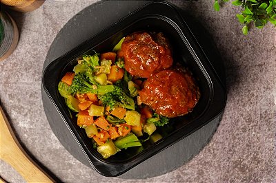 Almôndegas de Carne Moída com Mix de Legumes - 250 gr