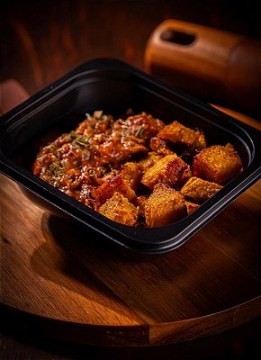 Carne Desfiada com Abóbora Assada - 250gr