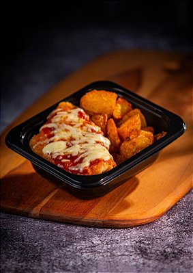 Frango a Parmegiana com Batata Assada - 250 gr