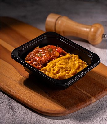 Carne Louca com Purê de Cenoura (250gr)