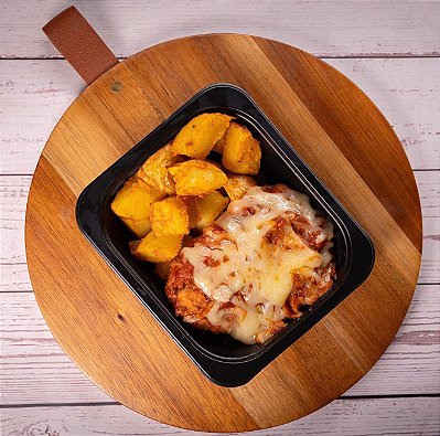 Frango a Parmegiana com Batata Assada 250gr