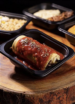 Canelone de Carne Moída com Mussarela e Molho de Tomate (250 gr)