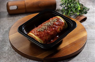 Canelone de Frango Desfiado com Mussarela e Molho de Tomate (250gr)