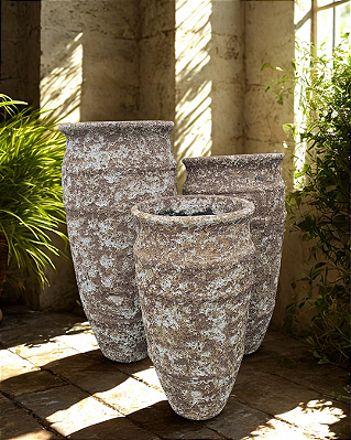 VASO DOHA CERÂMICA ESMALTADA MEDITERRÂNEO